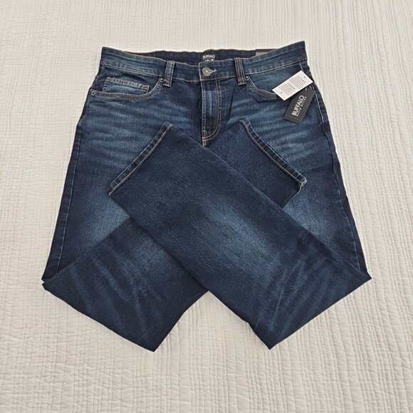 Buffalo David Bitton Evan Jeans NEW Men's 34x32 Stretch Slim Straight Denim NWT - Picture 3 of 16